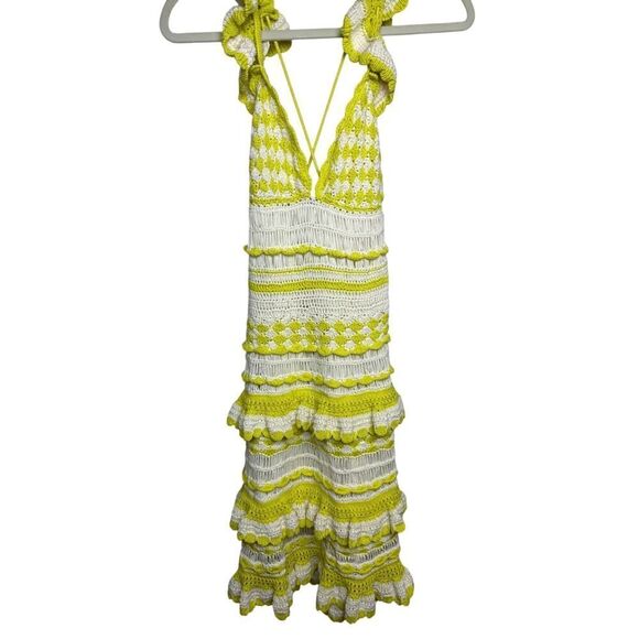 Zimmermann Halcyon Crochet Cotton Mini Dress Sz. 1 (US S) - Picture 6 of 10
